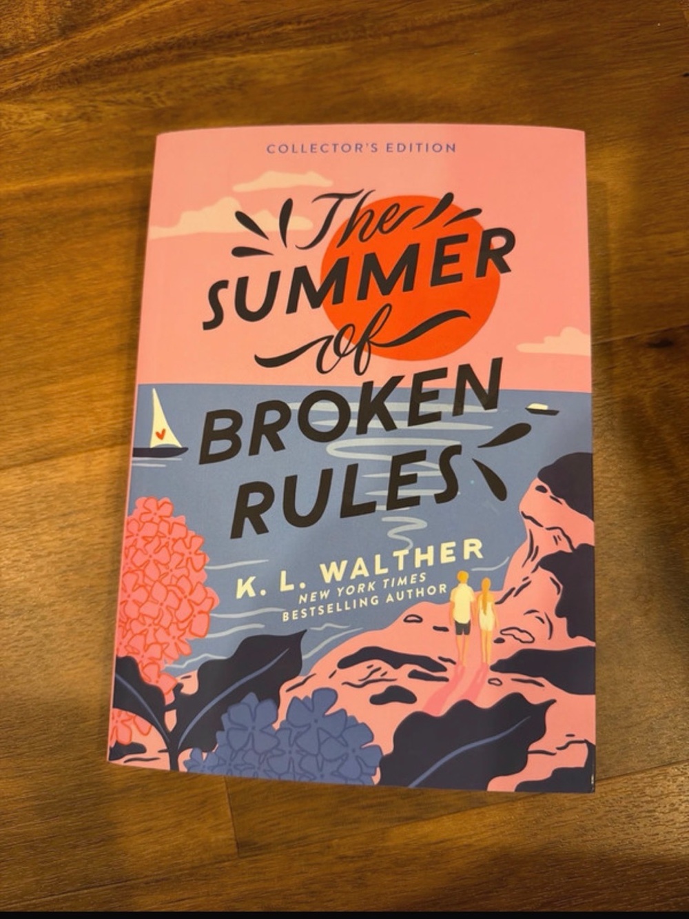Pink and Blue 'The Summer of Broken Rules' Book